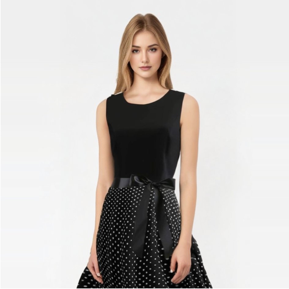 Robe a pois année 60 store