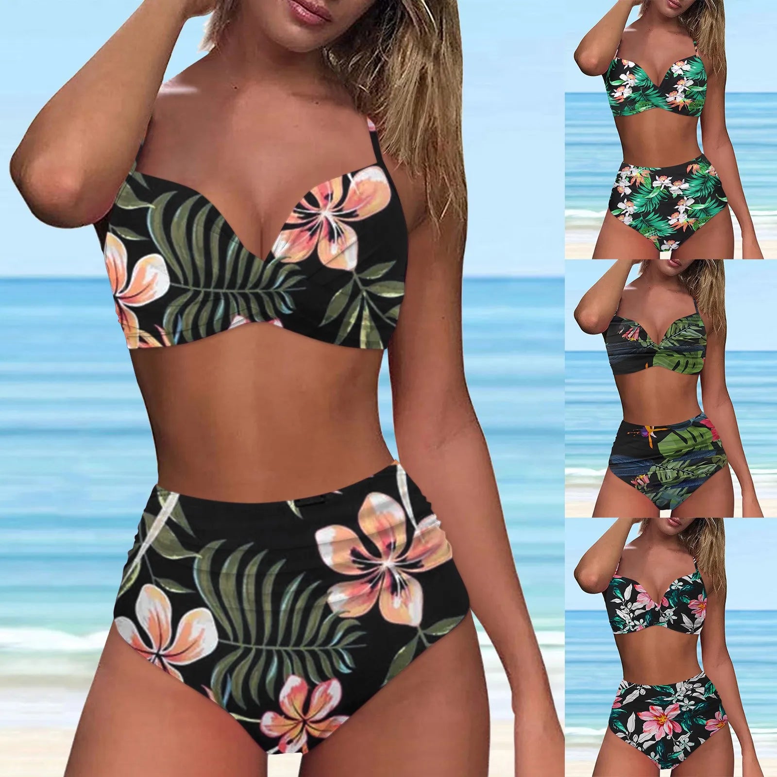 Bikini retro taille haute sale