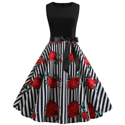 Robe Femme Coupe Années 60 - Madame Pin Up