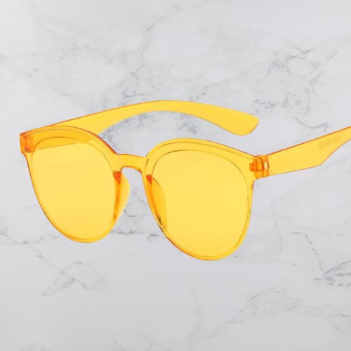 Lunette De Soleil Ronde Jaune Lunette De Soleil Ronde Femme Vintage Madame Pin Up