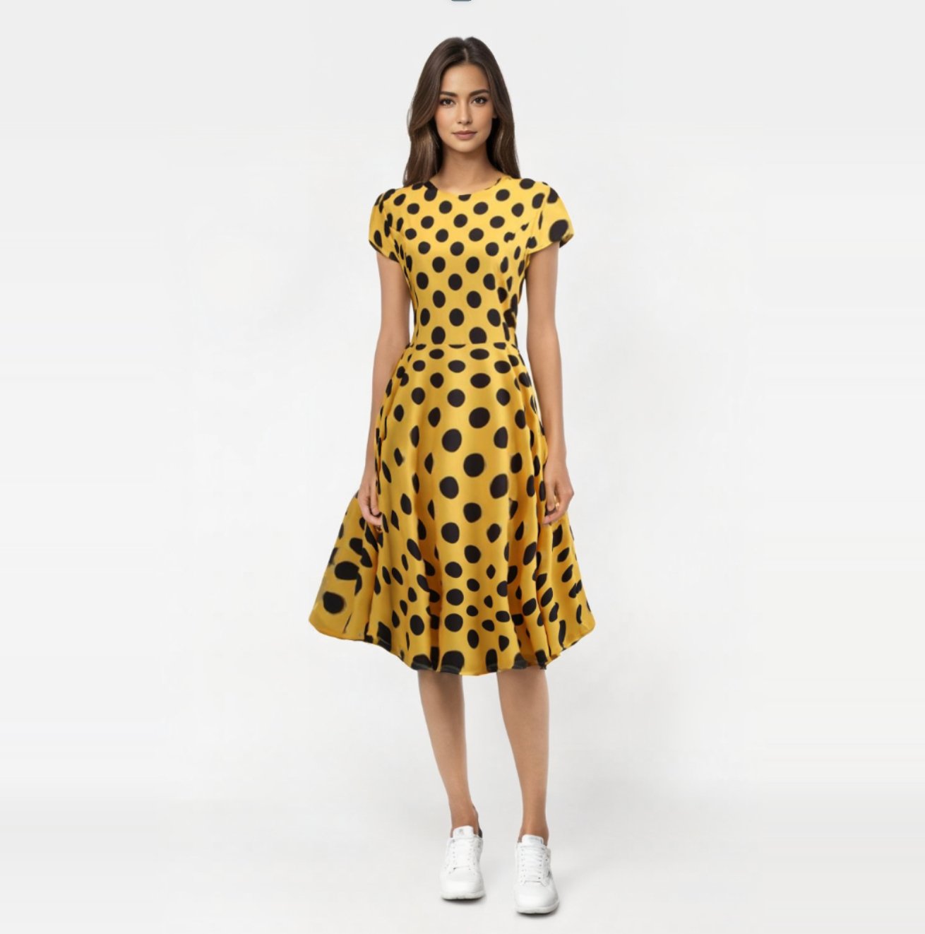 Robe a new arrivals pois année 50