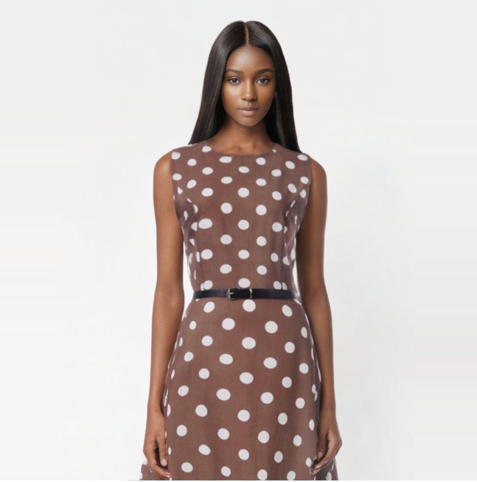 Robe en pois outlet