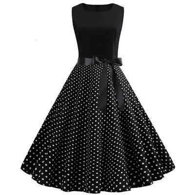 Robe À Pois Style Année 60 - Madame Pin Up