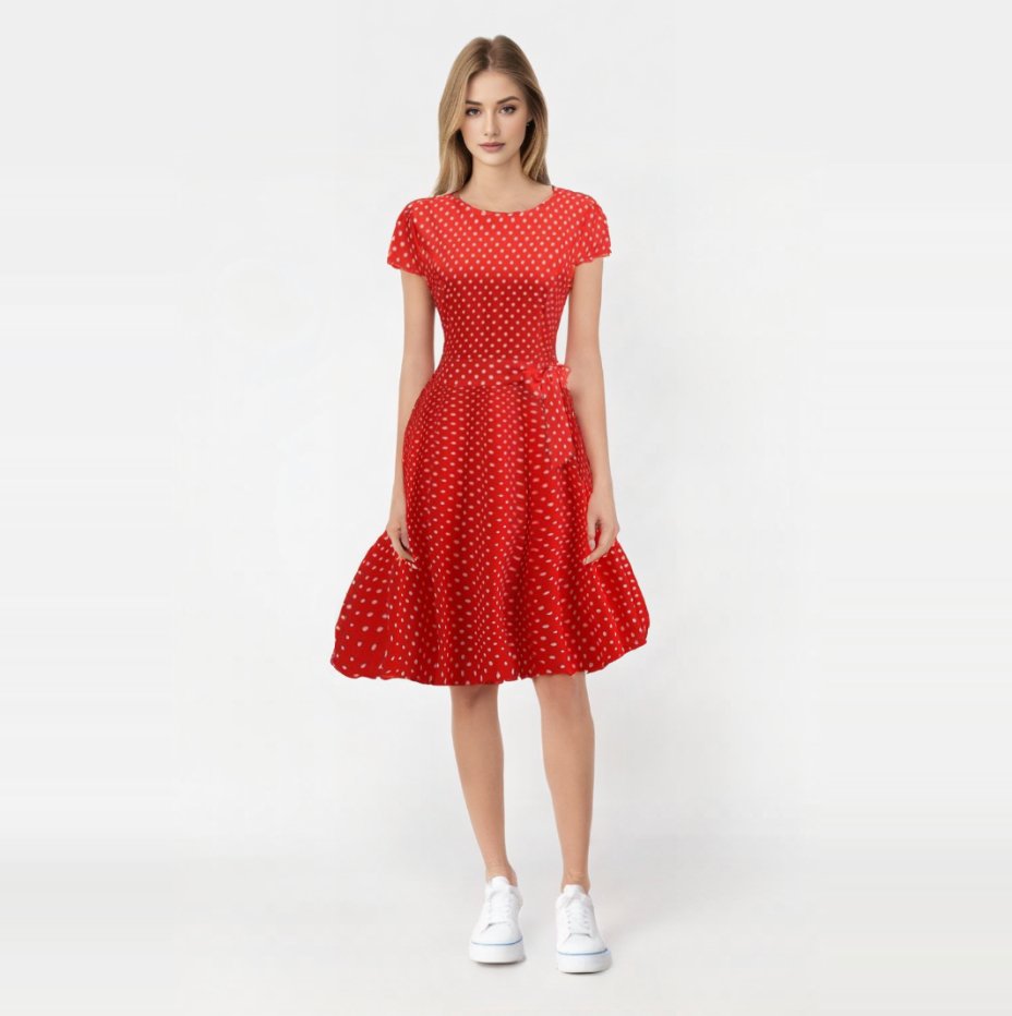 Robe guinguette année 50 sale