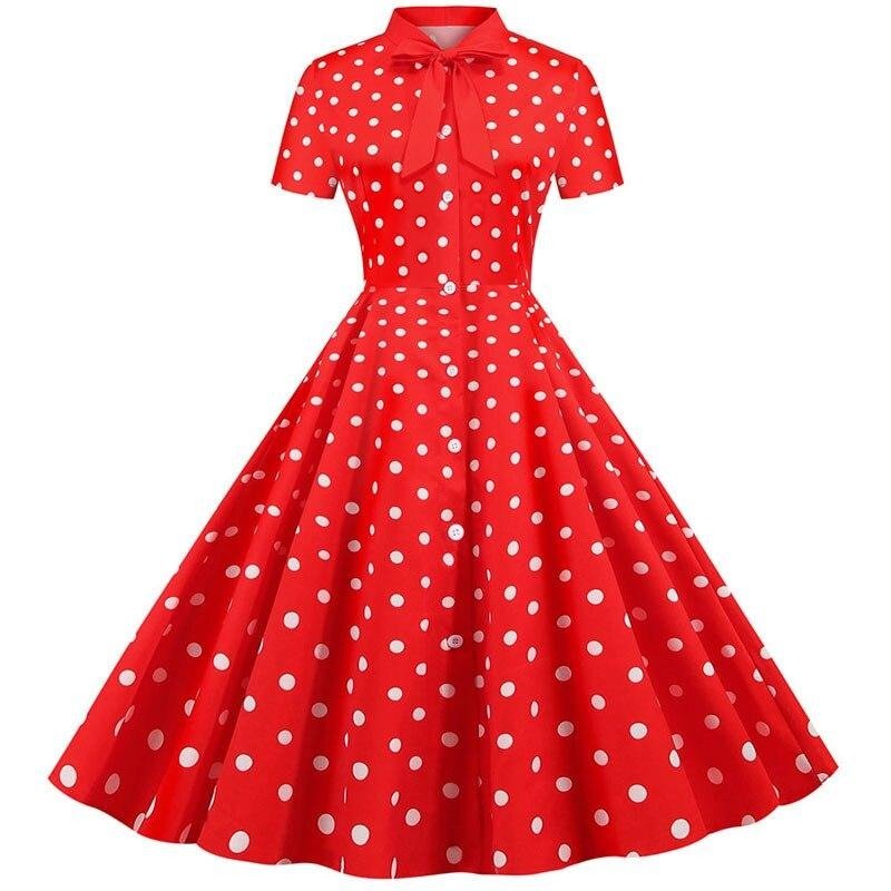 Robe rouge année 50 new arrivals
