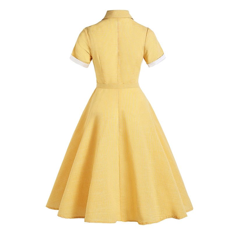 Robe Annees 40 Manches Volantees Madame Pin Up