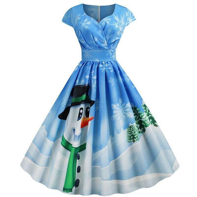 Robe Bonhomme De Neige - Madame Pin Up