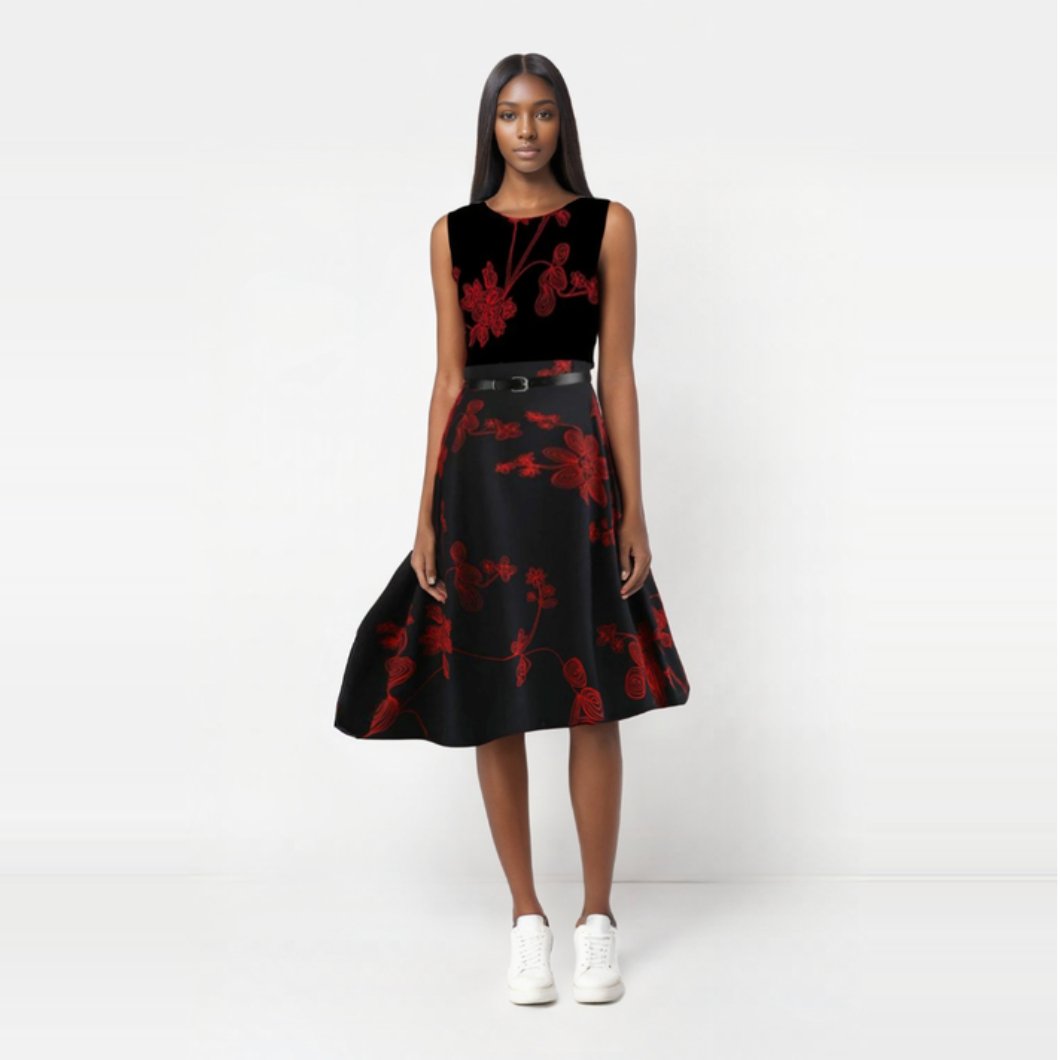 Robe Rockabilly Robe Pin Up Noir Robe Pin Up Noire Tamara Avec