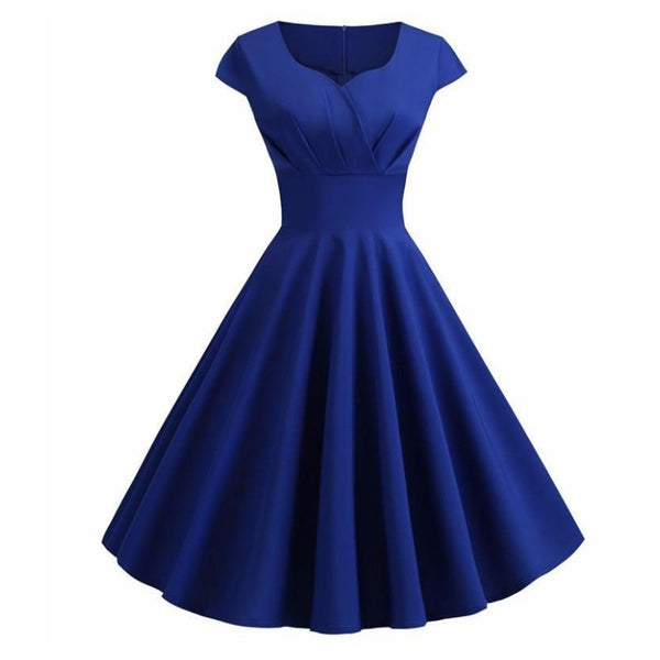 Robe Des Ann es 50 Bleu Madame Pin Up