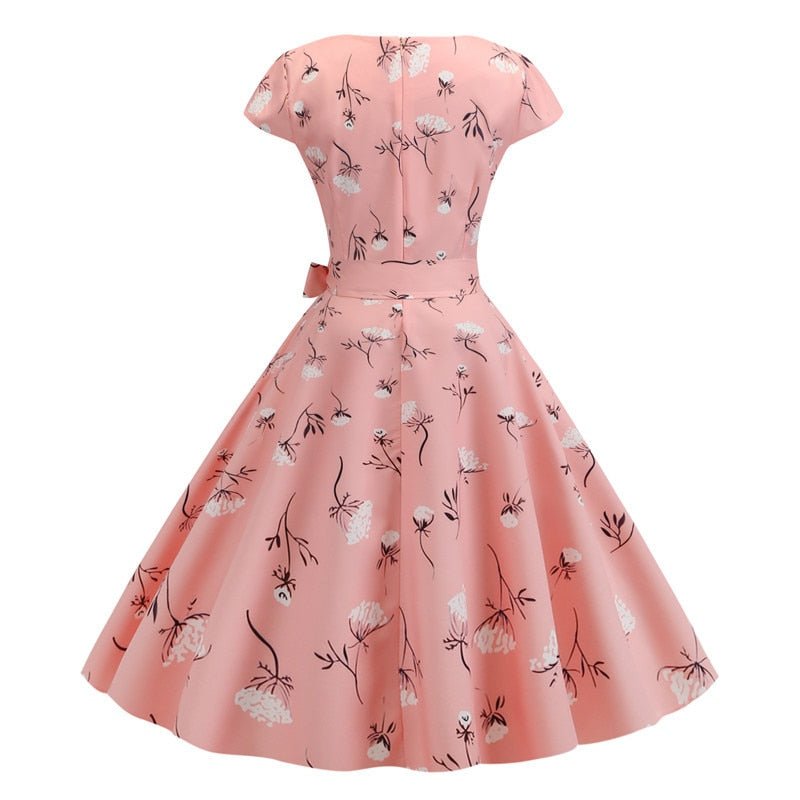 Robe fleurie année 50 cheap