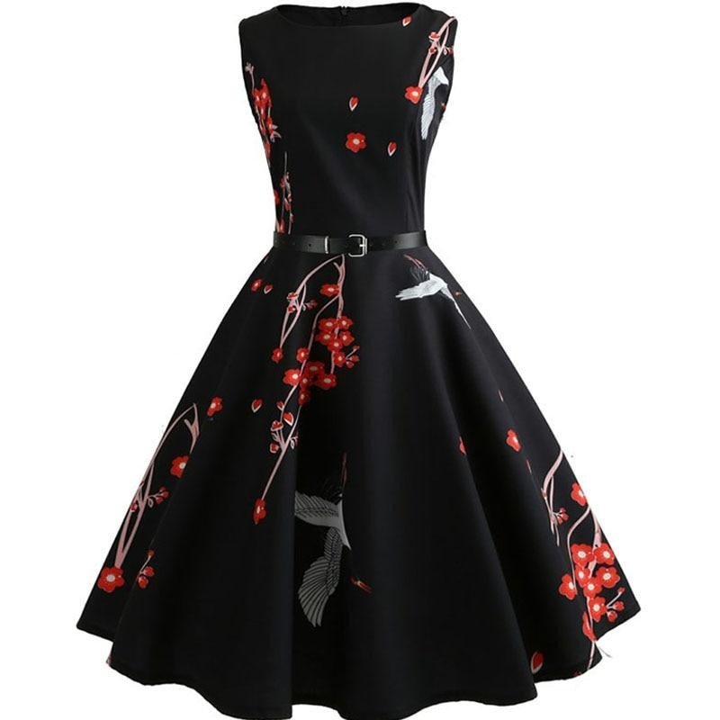 princess polly baby blue dress Unique Vintage Plus Size Black Sweetheart Midge Swing Dress main image 1