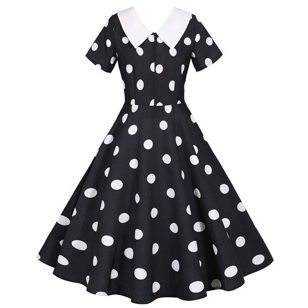 Robe Femme Rock Chic A Pois Annee 50 Vintage