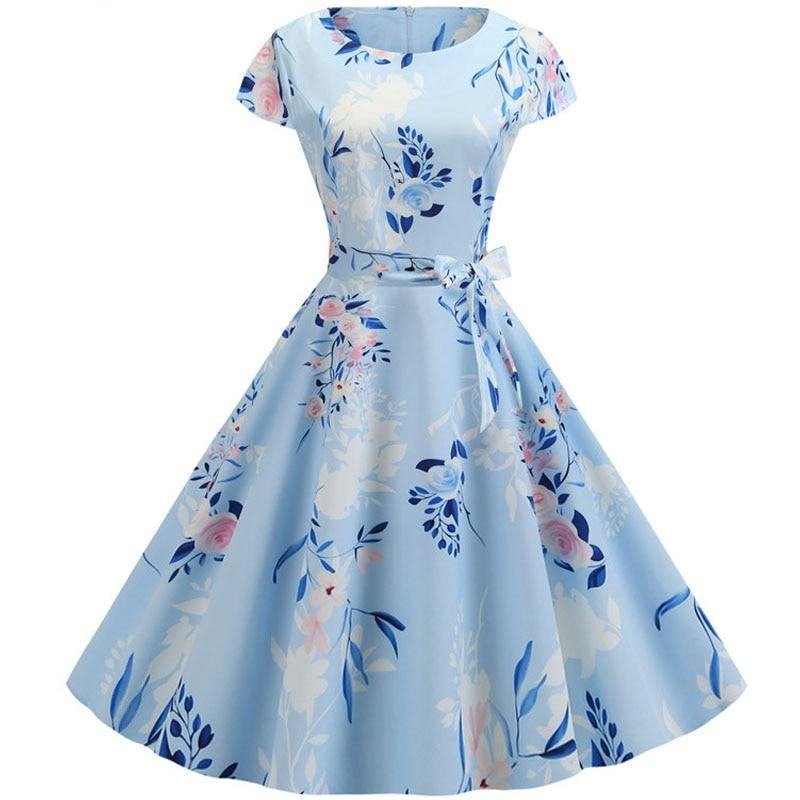 Robe longue année 50 sales