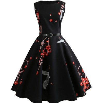 Robe Noire Rockabilly - Madame Pin Up