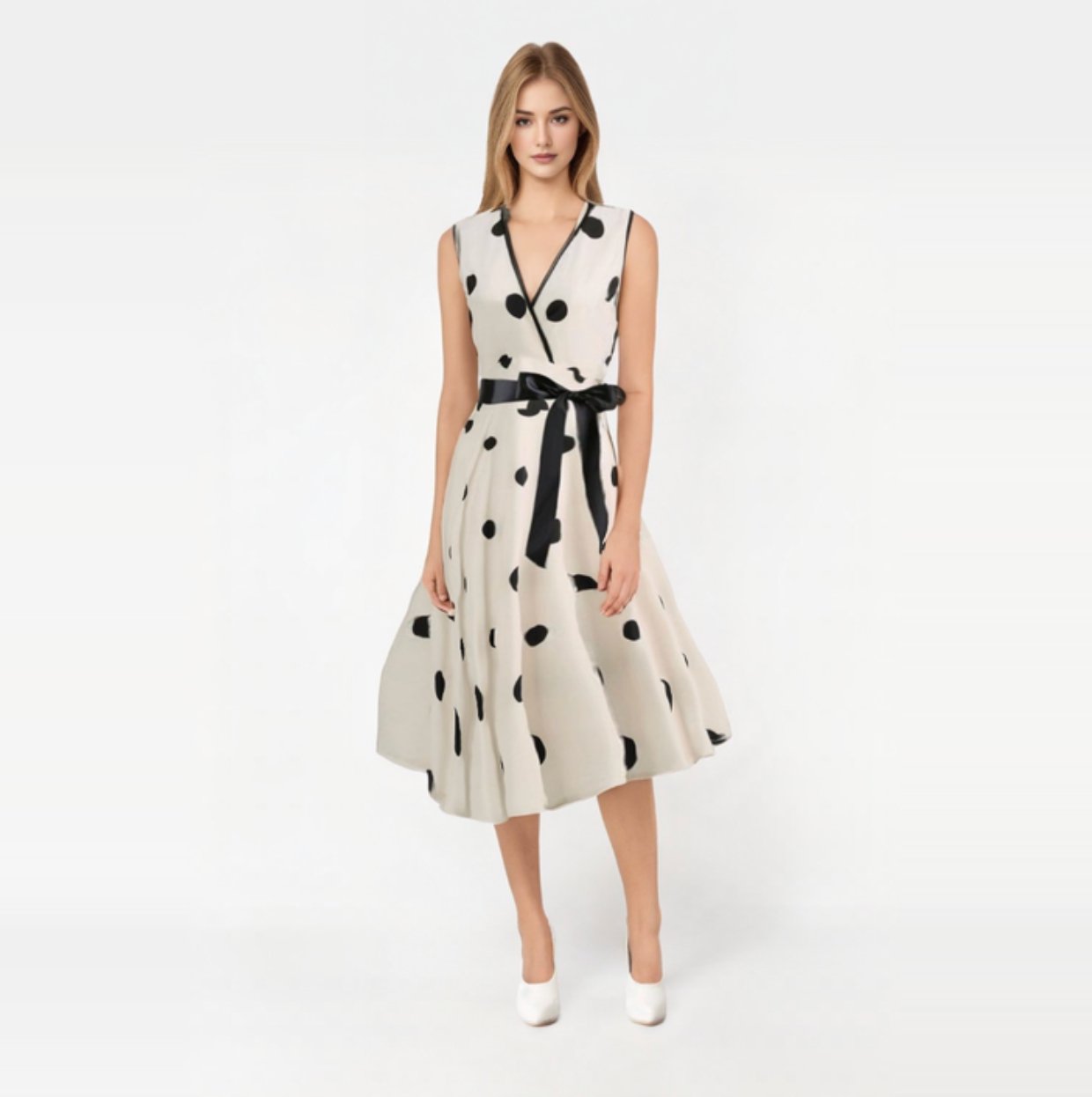 Robe pin up blanche store
