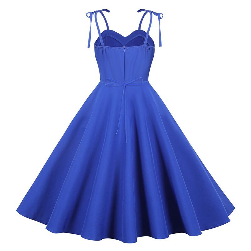 Robe pin up bleu outlet