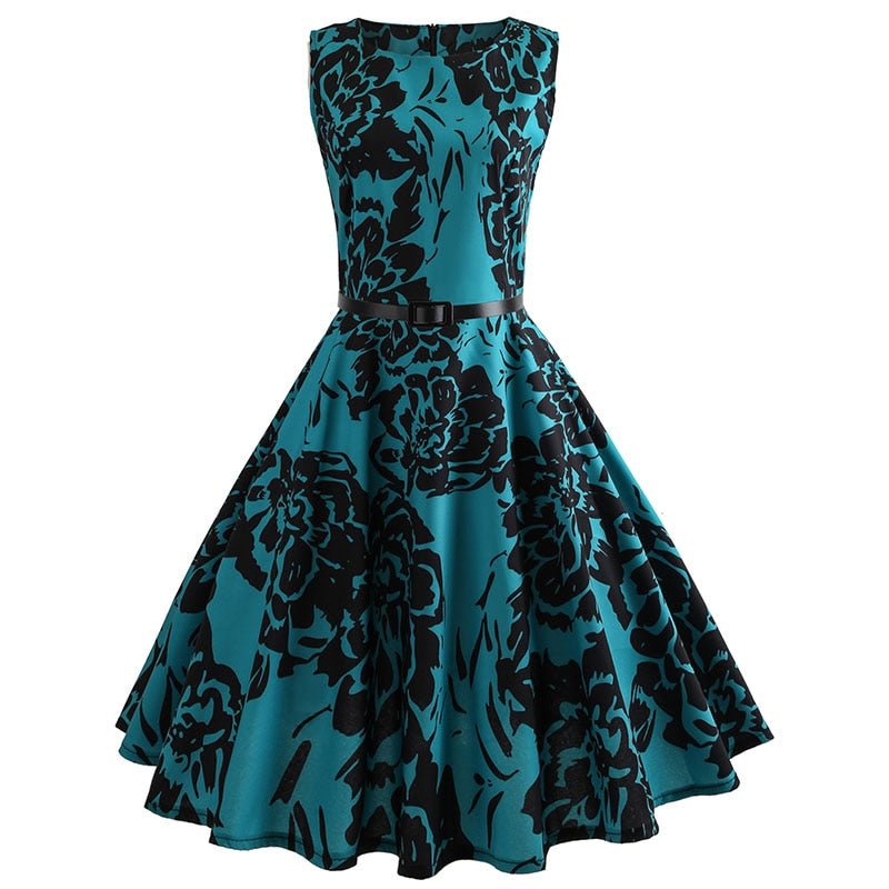 Générique Robe AnnéE 50 Princesse Robe Rockabilly Femme Froncé à