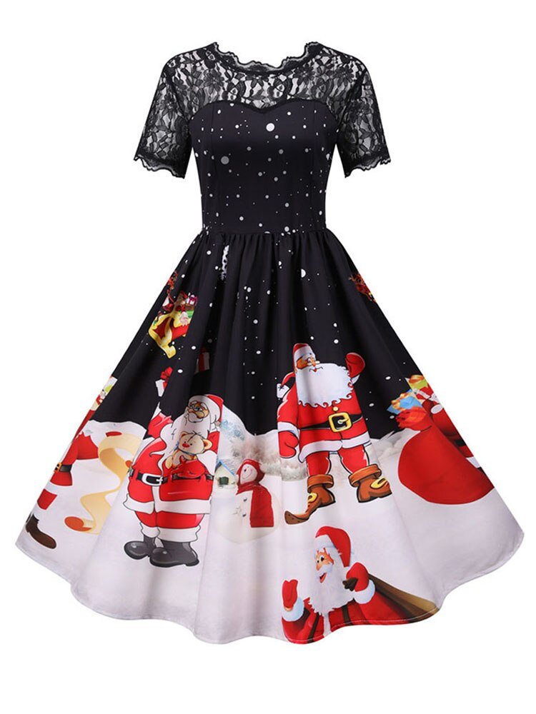 Robe motif noel on sale