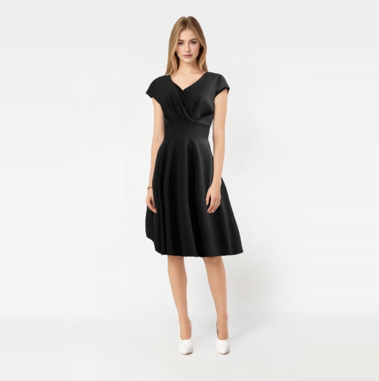 Robe Vintage Annee 50 Noire